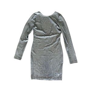 Silver sequin dress size S
